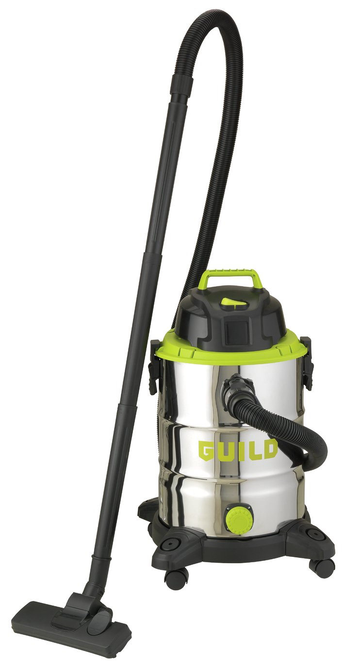 Guild 30L Steel Drum Wet and Dry Vacuum Cleaner - 1500W