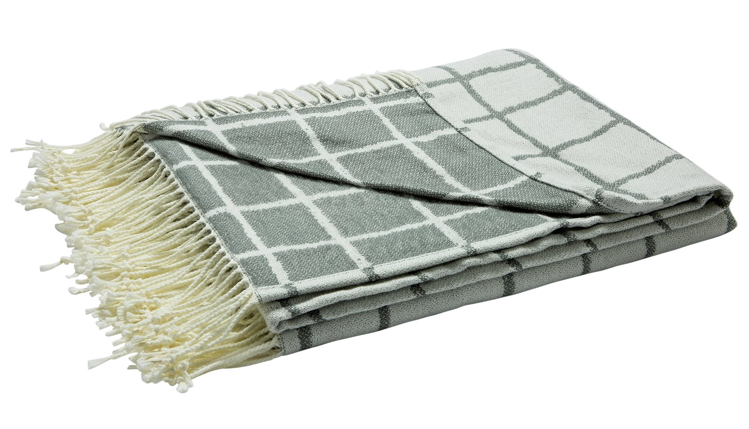 Argos Home Check Grey Throw Reviews