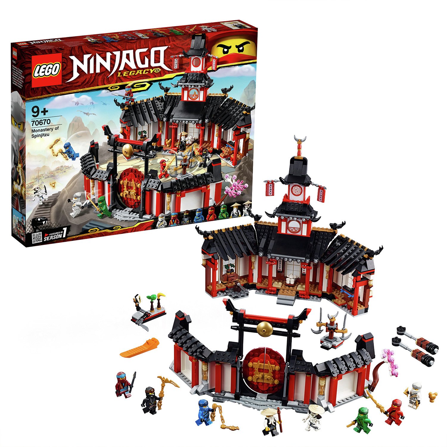 LEGO NINJAGO Legacy Monastery of Spinjitzu Playset - 70670