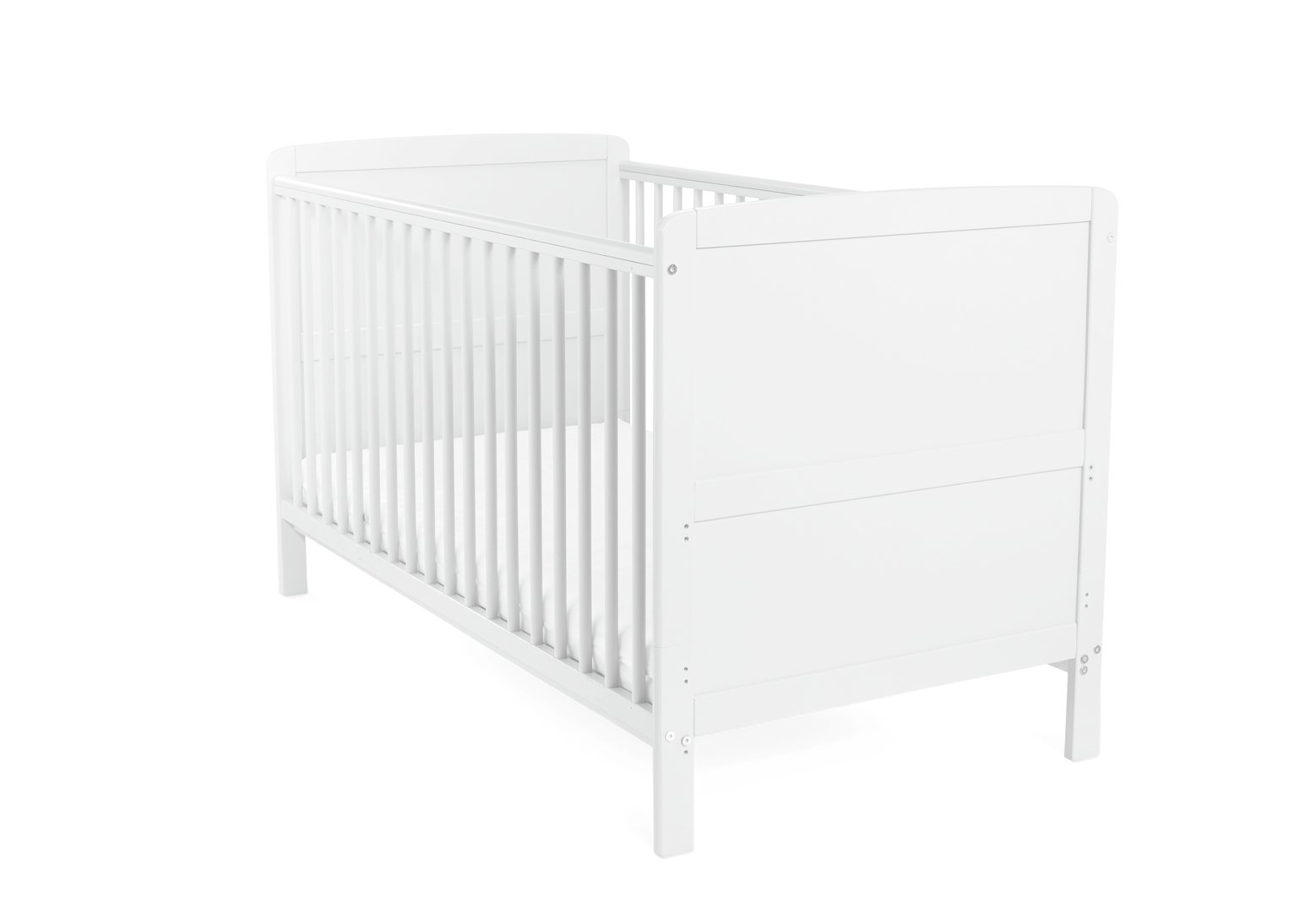 argos white cot bed