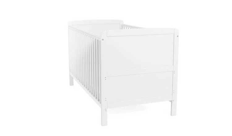 Buy Baby Elegance Travis Baby Cot Bed with Mattress White Cots