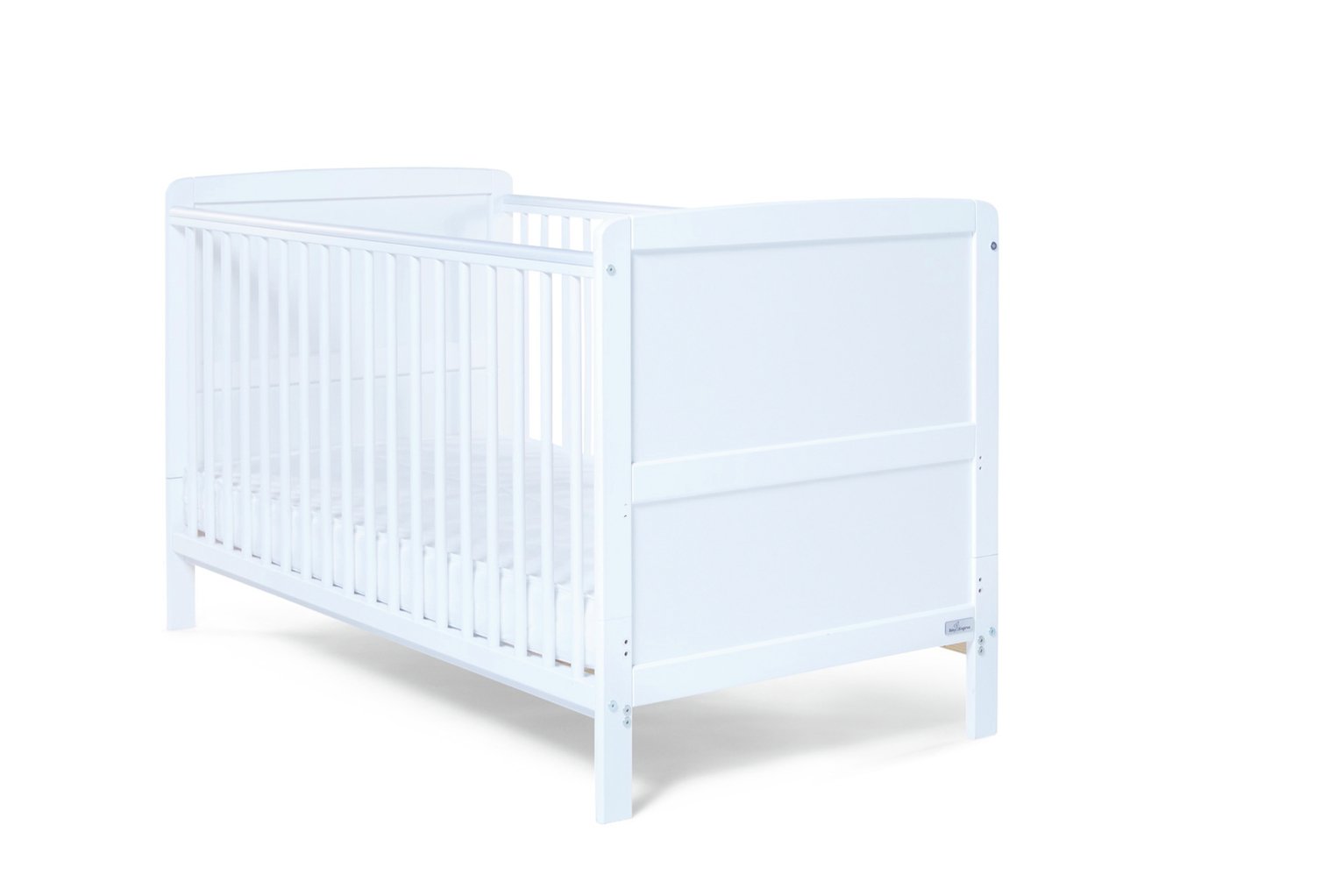 white cot bedding