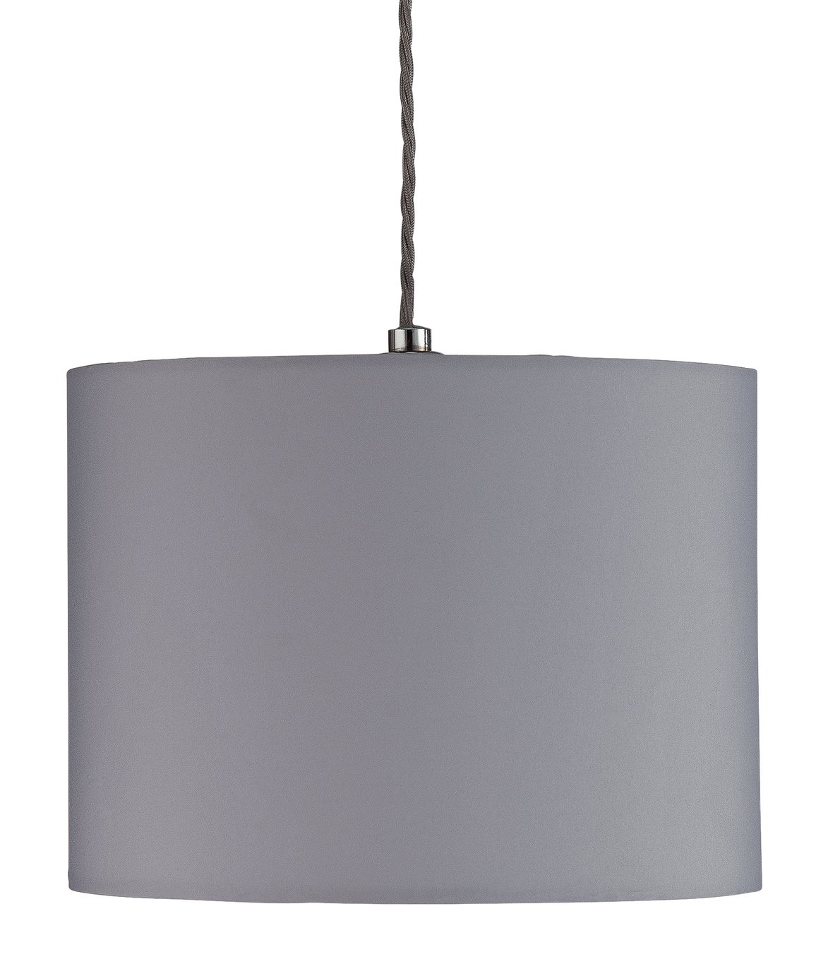 Argos Home Dove Grey Drum Shade