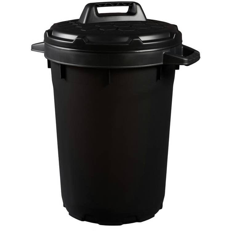 Strata 90L Heavy Duty Garden Bin - Black 0
