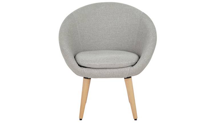 Buy Argos Home Fabric Pod Chair - Light Grey | Armchairs and chairs | Argos