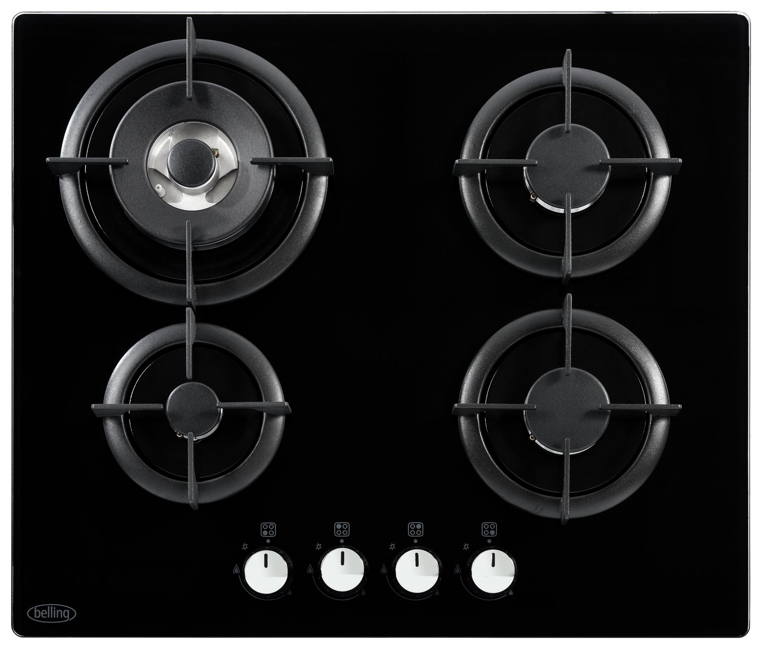 Belling GTG60C Gas Hob - Black