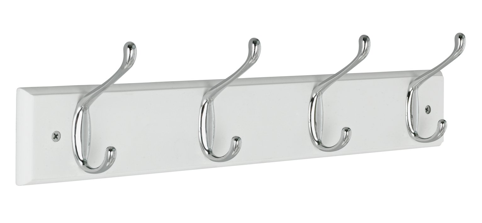 Argos Home 4 Double Chrome Coat Hooks Reviews