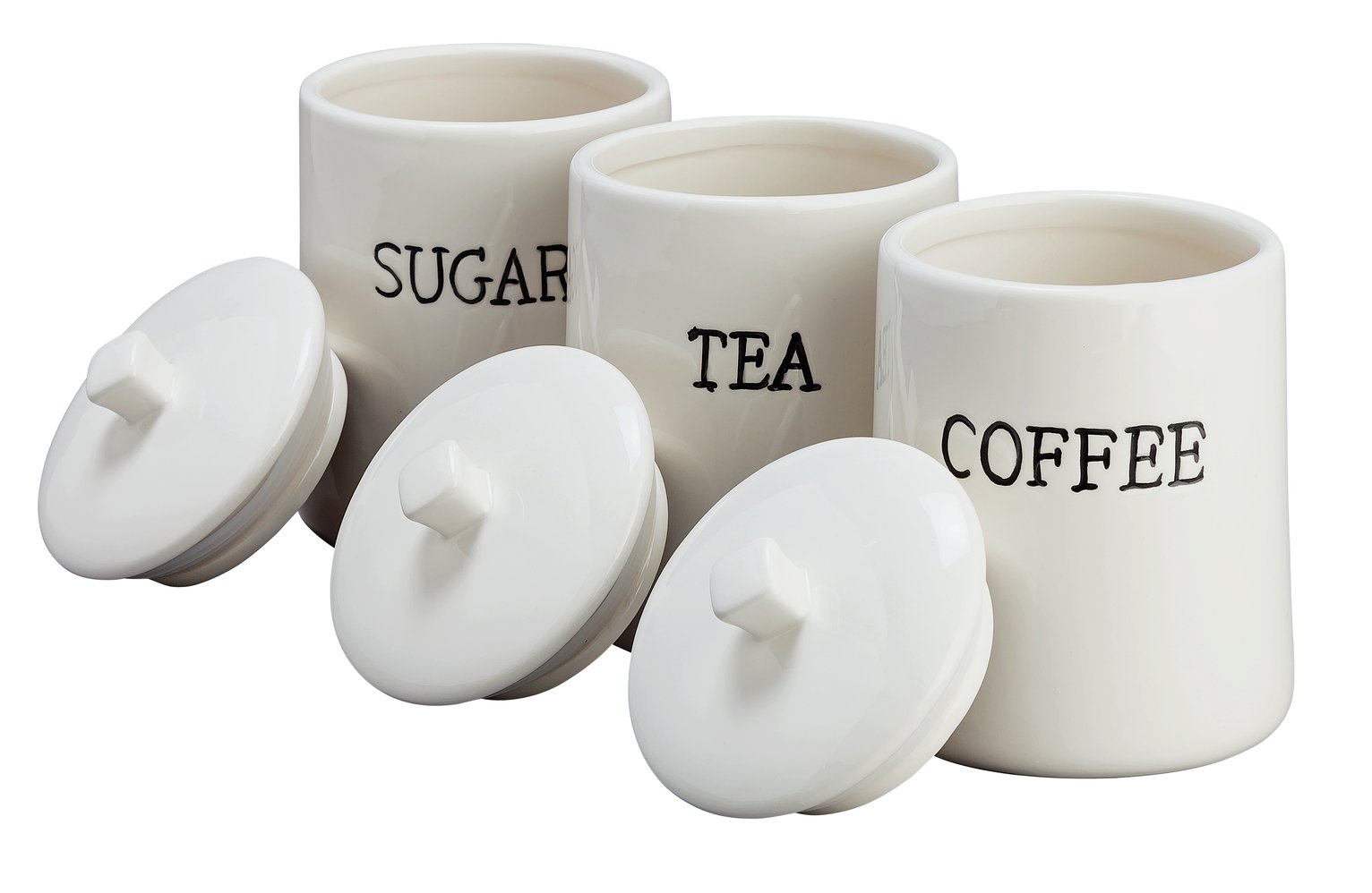 Argos Home New York Set of 3 Ceramic Storage Jars Reviews