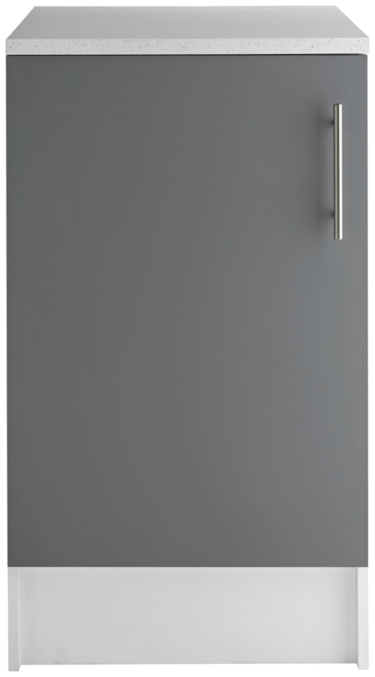 Argos Home Athina 500mm Fitted Kitchen Base Unit - Grey