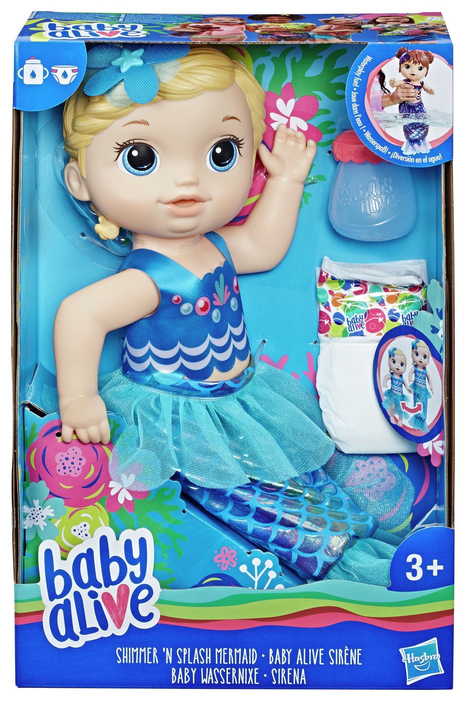 Baby Alive Shimmer 'n Splash Mermaid Blonde Hair Review