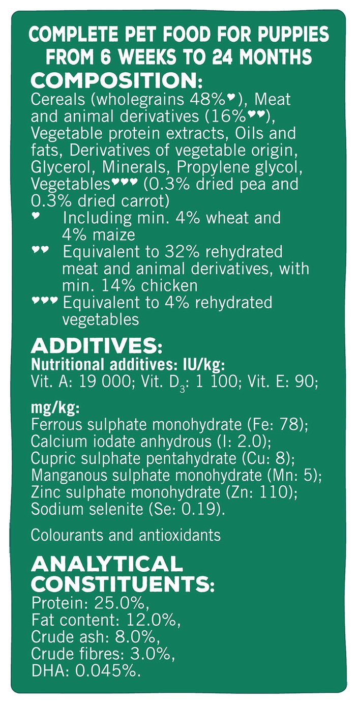 Bakers Puppy Dry Dog Food Chicken and Veg 12.5kg Reviews