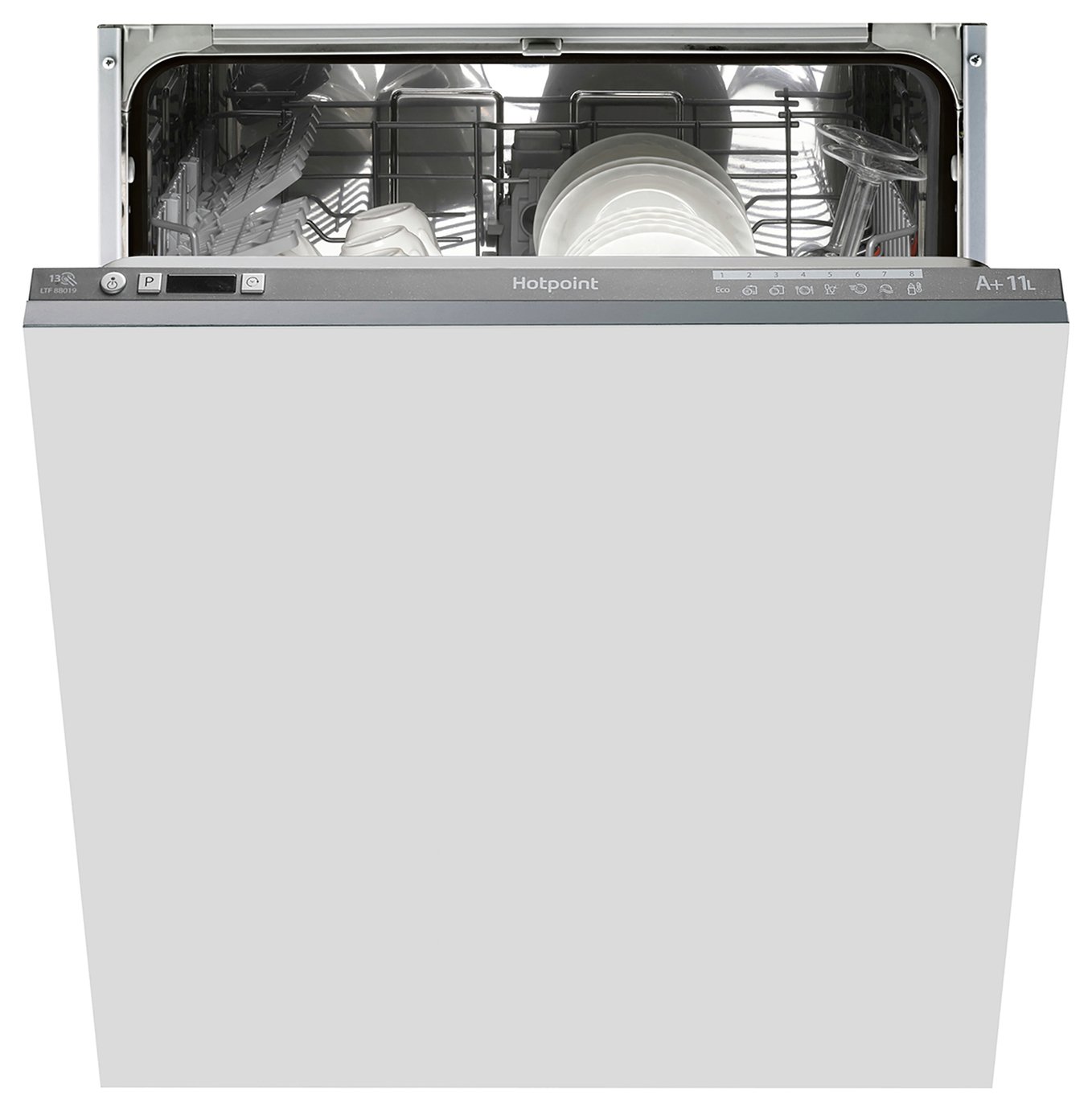 Hotpoint HIC3B19C Integrated Dishwasher - Stainless Steel
