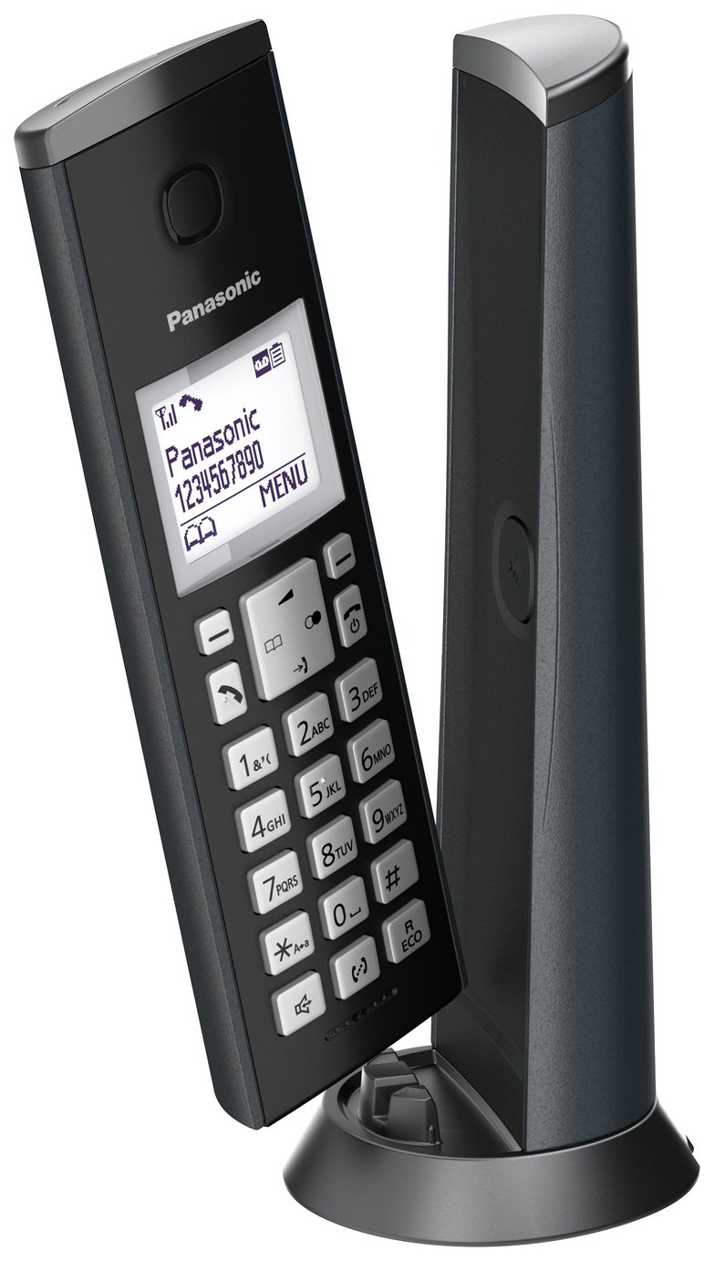 Panasonic KX-TGK220 Cordless Phone w/ Answer Machine-Single