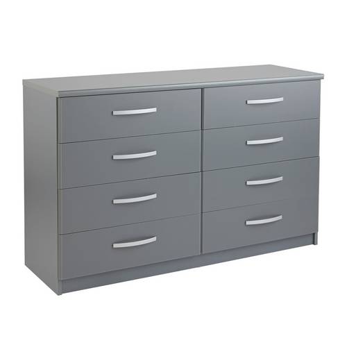 Buy Argos Home Hallingford Grey 4+4 Drawer Chest Chest of drawers Argos