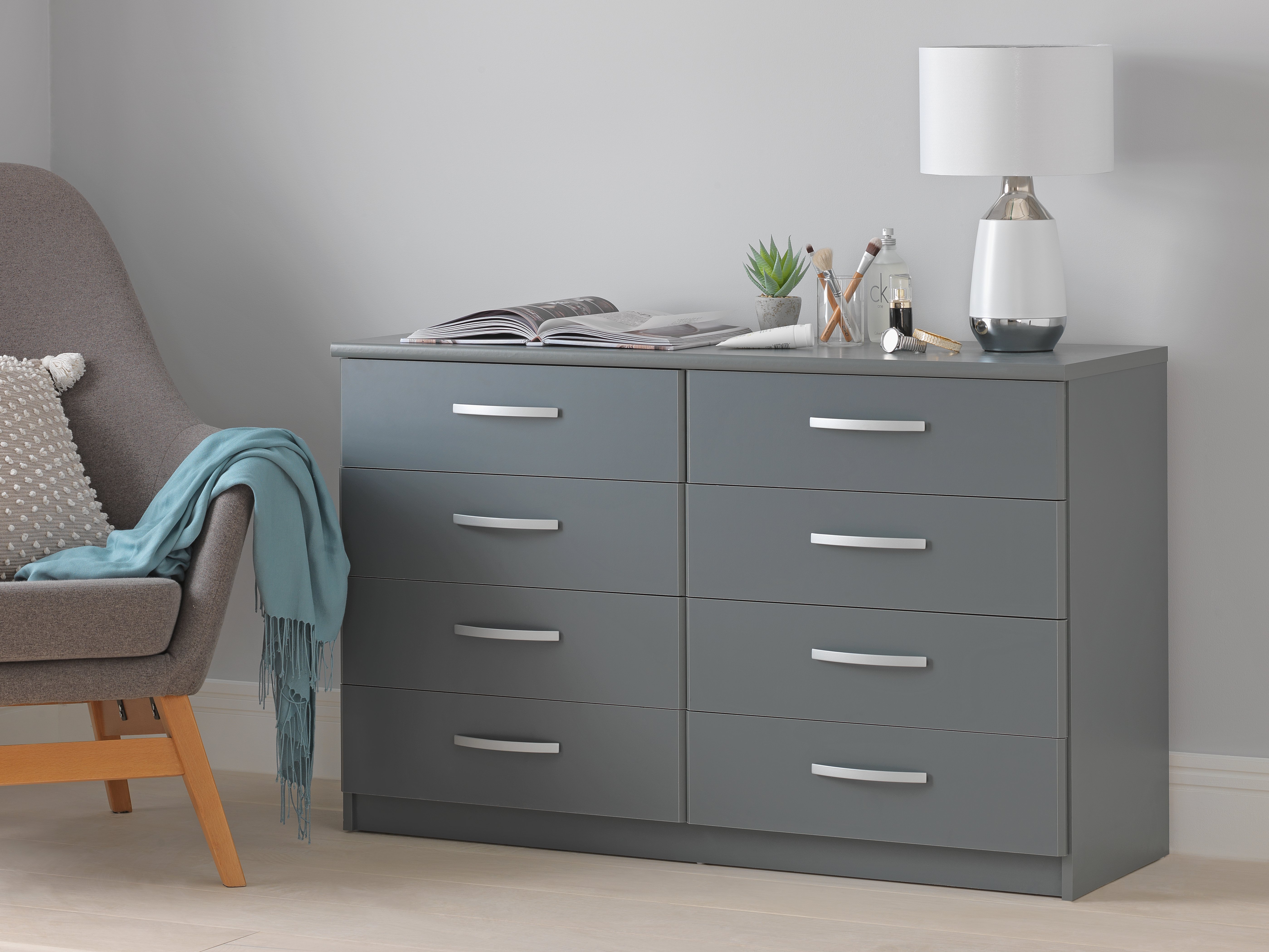 Argos Home Hallingford Grey 4+4 Drawer Chest Review