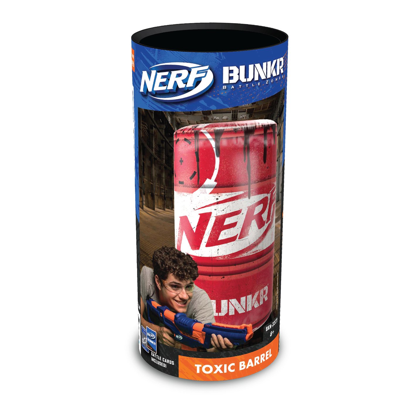 Nerf BUNKR Take Cover Toxic Barrel review