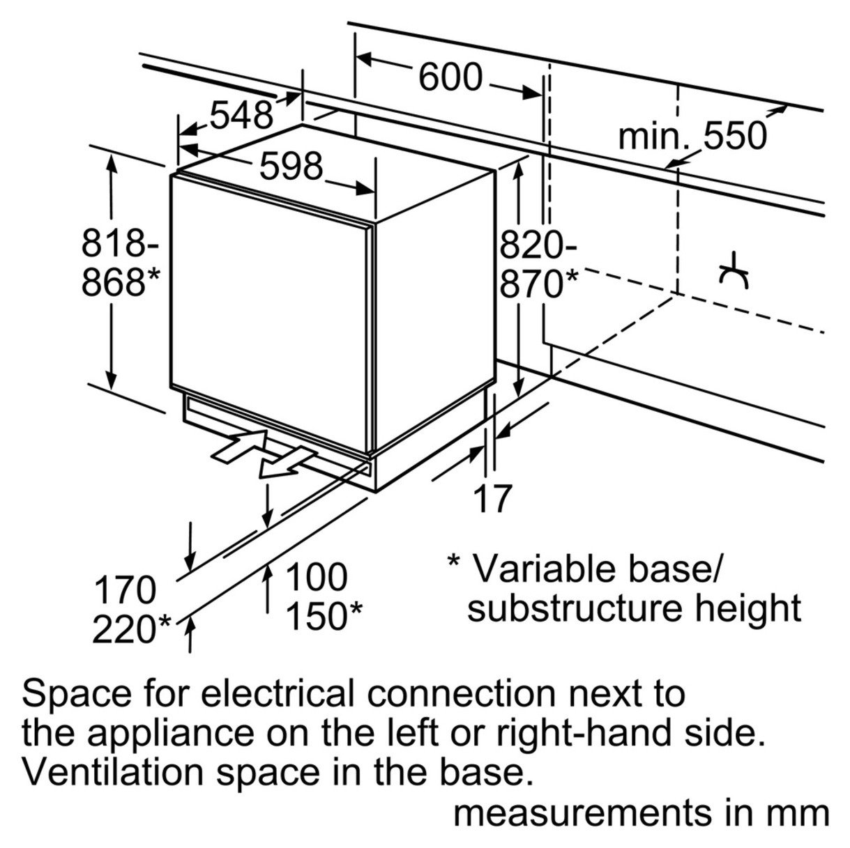 Bosch GUD15A50GB Integrated Under Counter Freezer Reviews