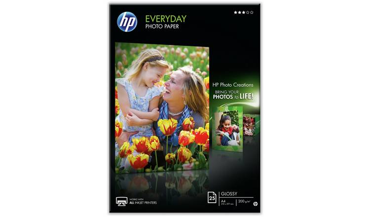 HP Everyday A4 Gloss Photo Paper - 25 Sheets