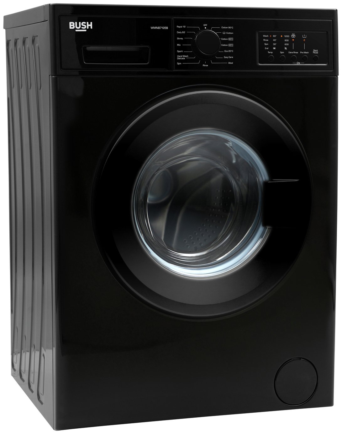 Bush WMNB712EB 7KG 1200 Spin Washing Machine Reviews