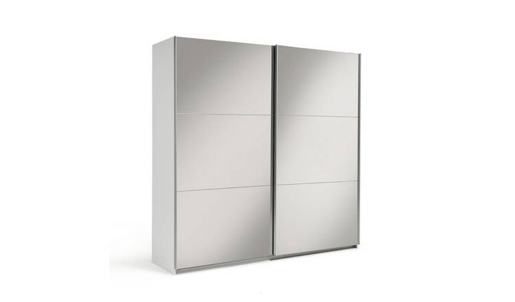 Argos glass outlet wardrobe