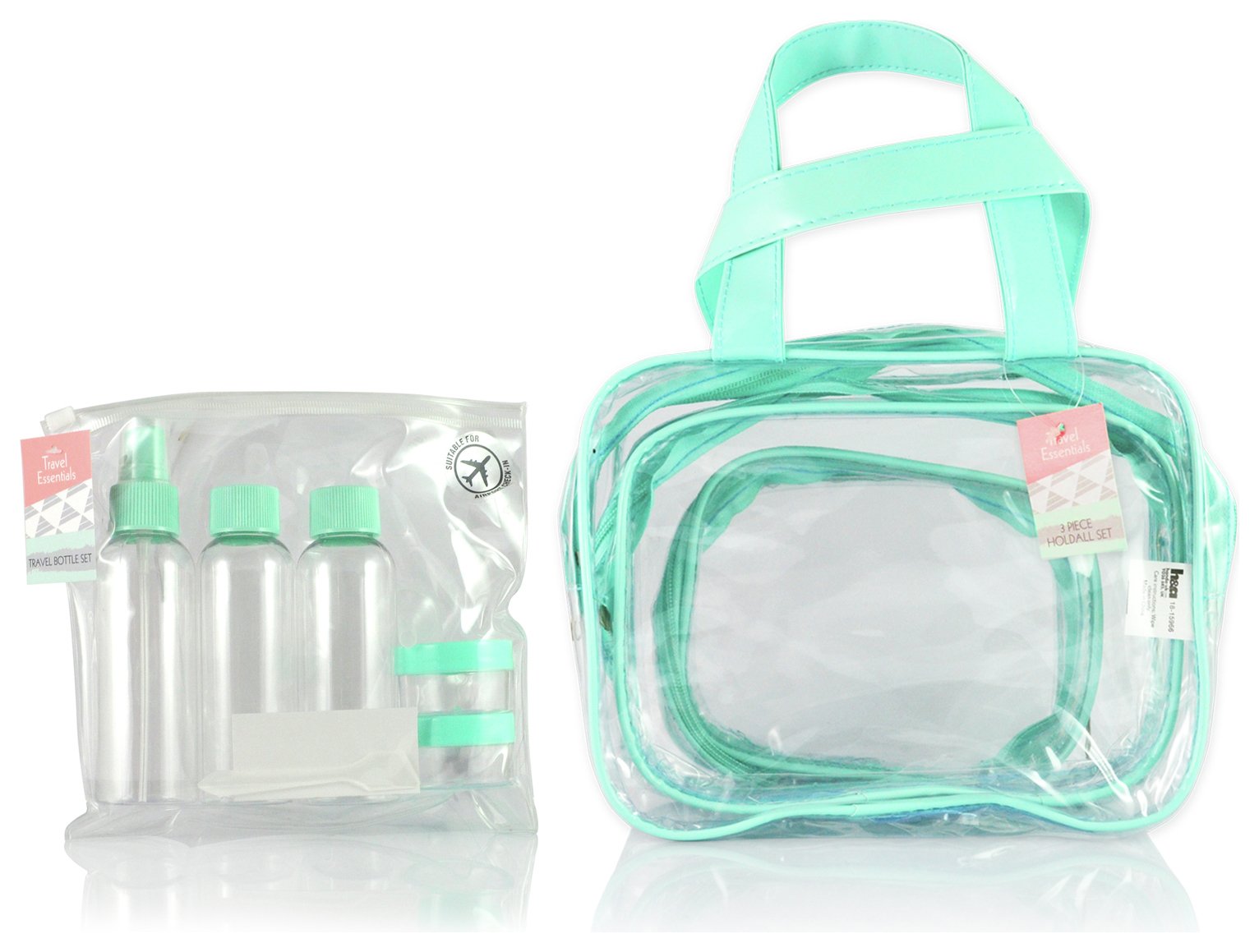 Travel Bag Set of 3 Mini Bottle Set