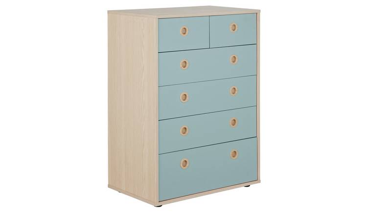 Buy Argos Home Camden 4 2 Drawer Chest Blue Acacia Kids