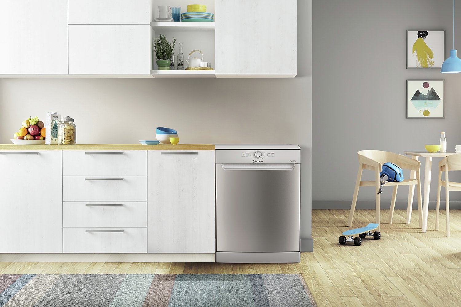 Indesit DFE1B19X Full Size Dishwasher Review