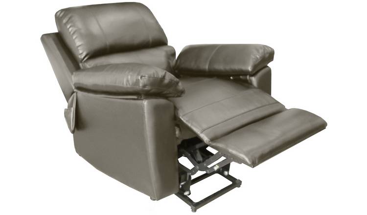 Argos deals leather recliner