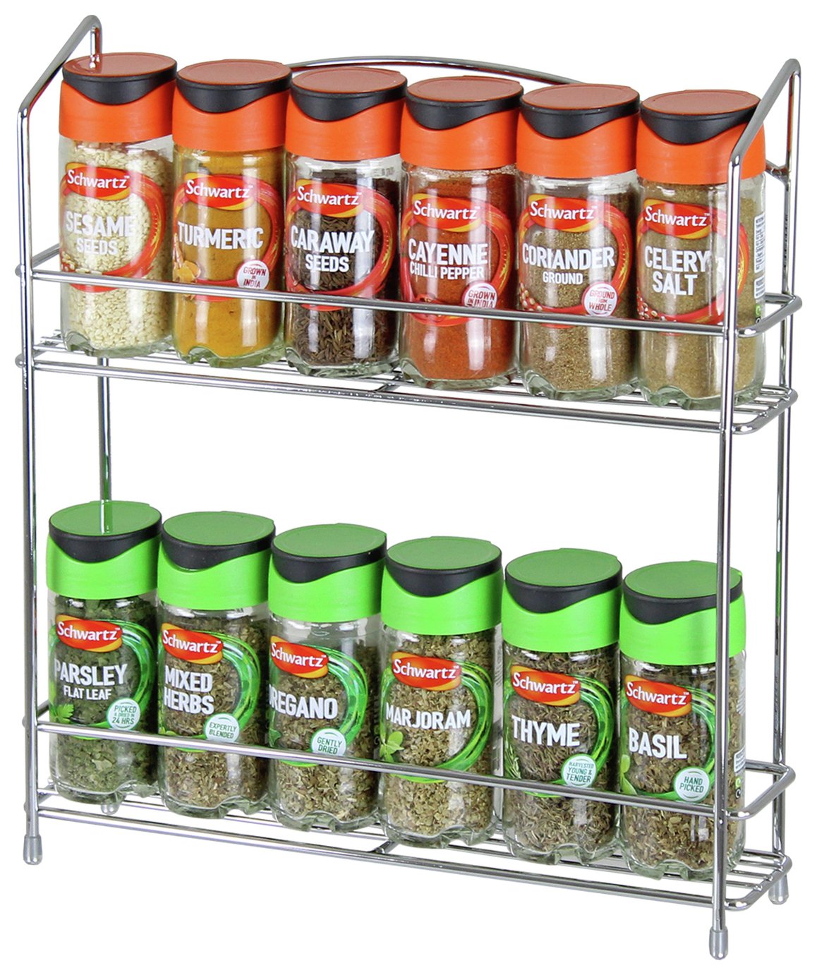 Argos Home Wall Mountable 12 Jar Spice Rack review