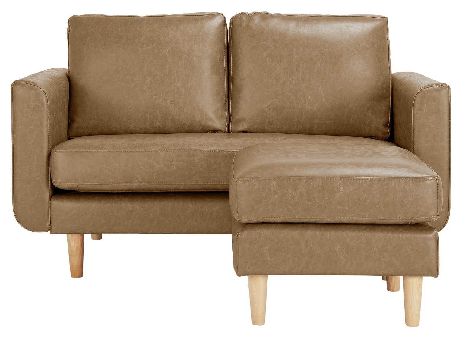 Argos Home Remi 2 Seater Faux Leather Chaise in a Box Reviews