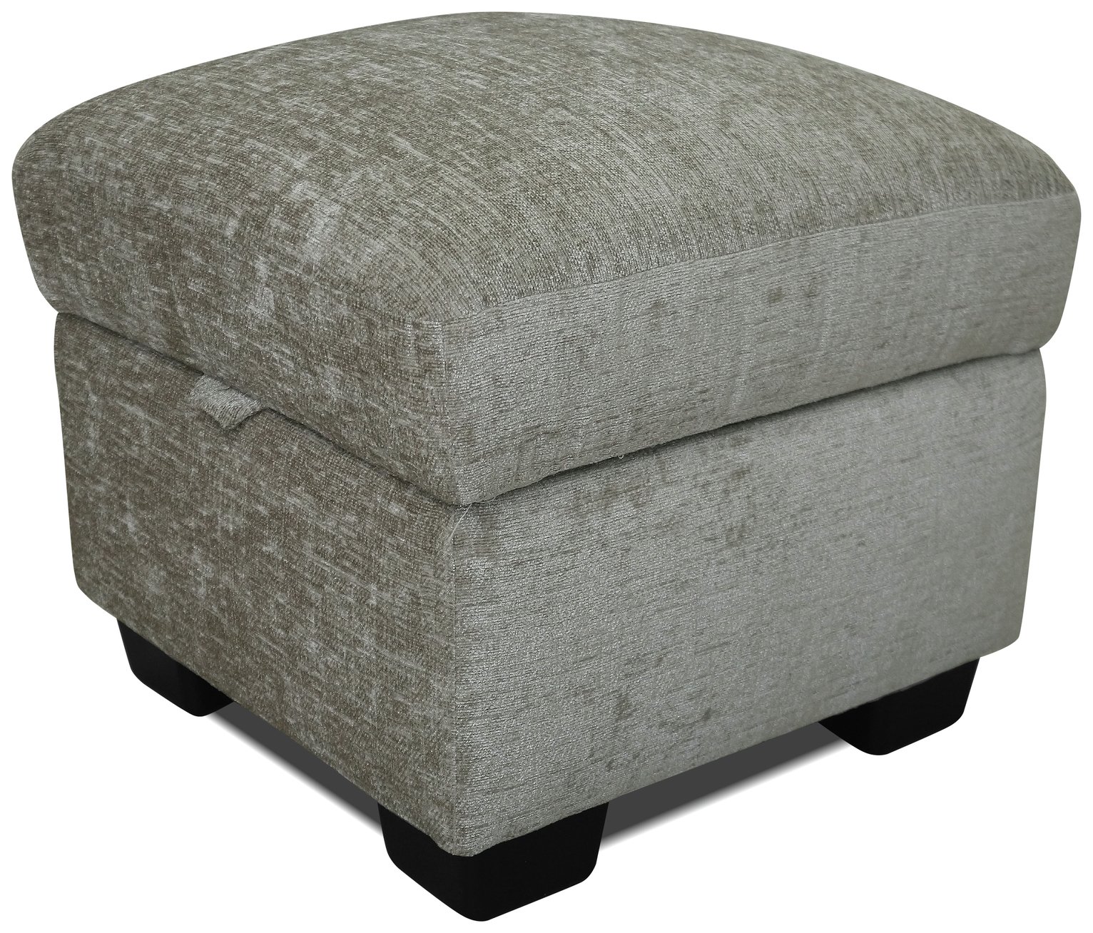 Argos Home Tammy Fabric Storage Footstool - Mink