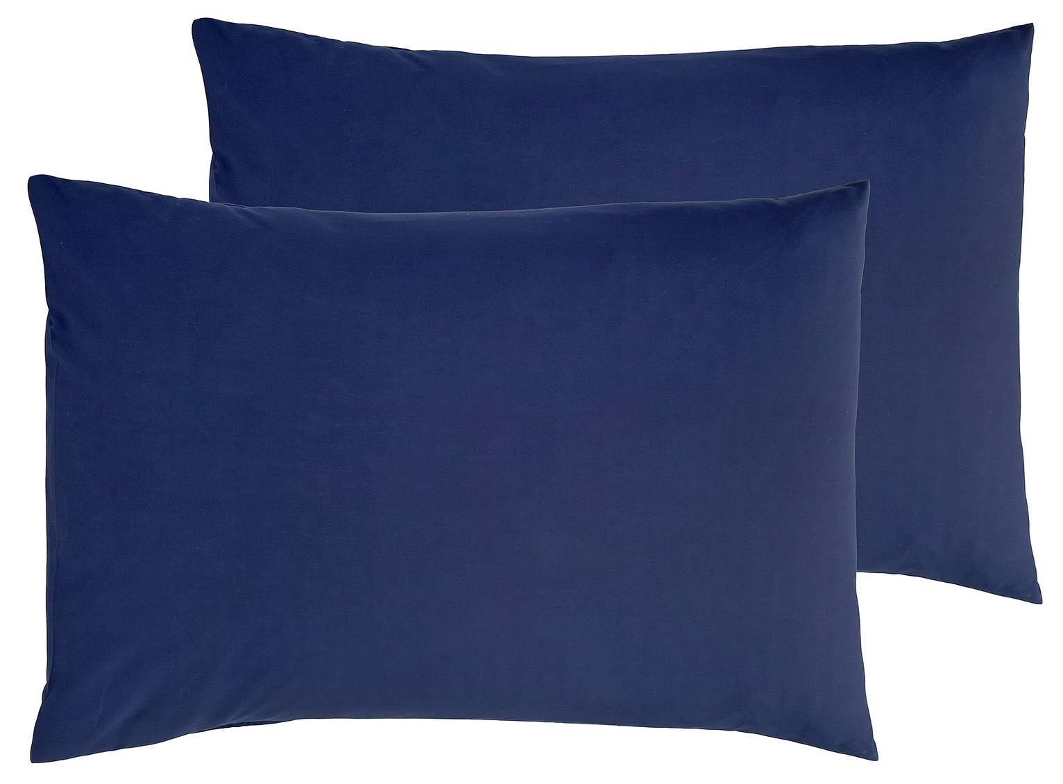 Habitat Cotton Rich 180 TC Standard Pillowcase Pair - Navy