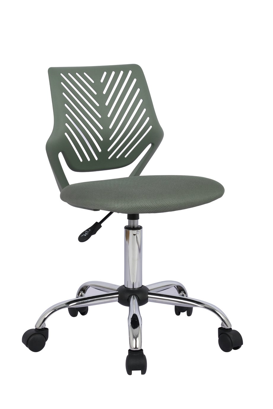 Argos Home Plastic Office Chair - Green