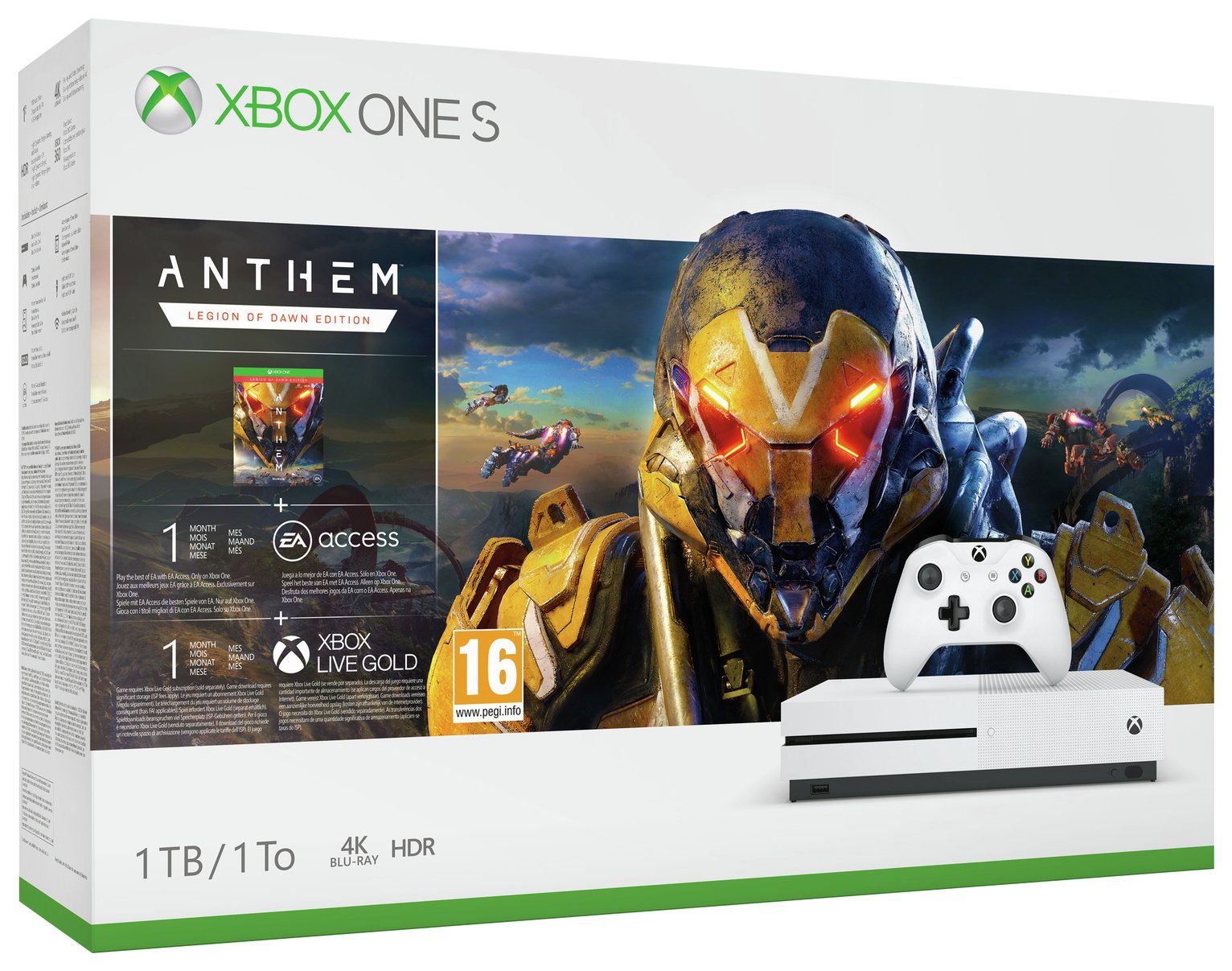 Xbox One S 1TB Console & Anthem Bundle review