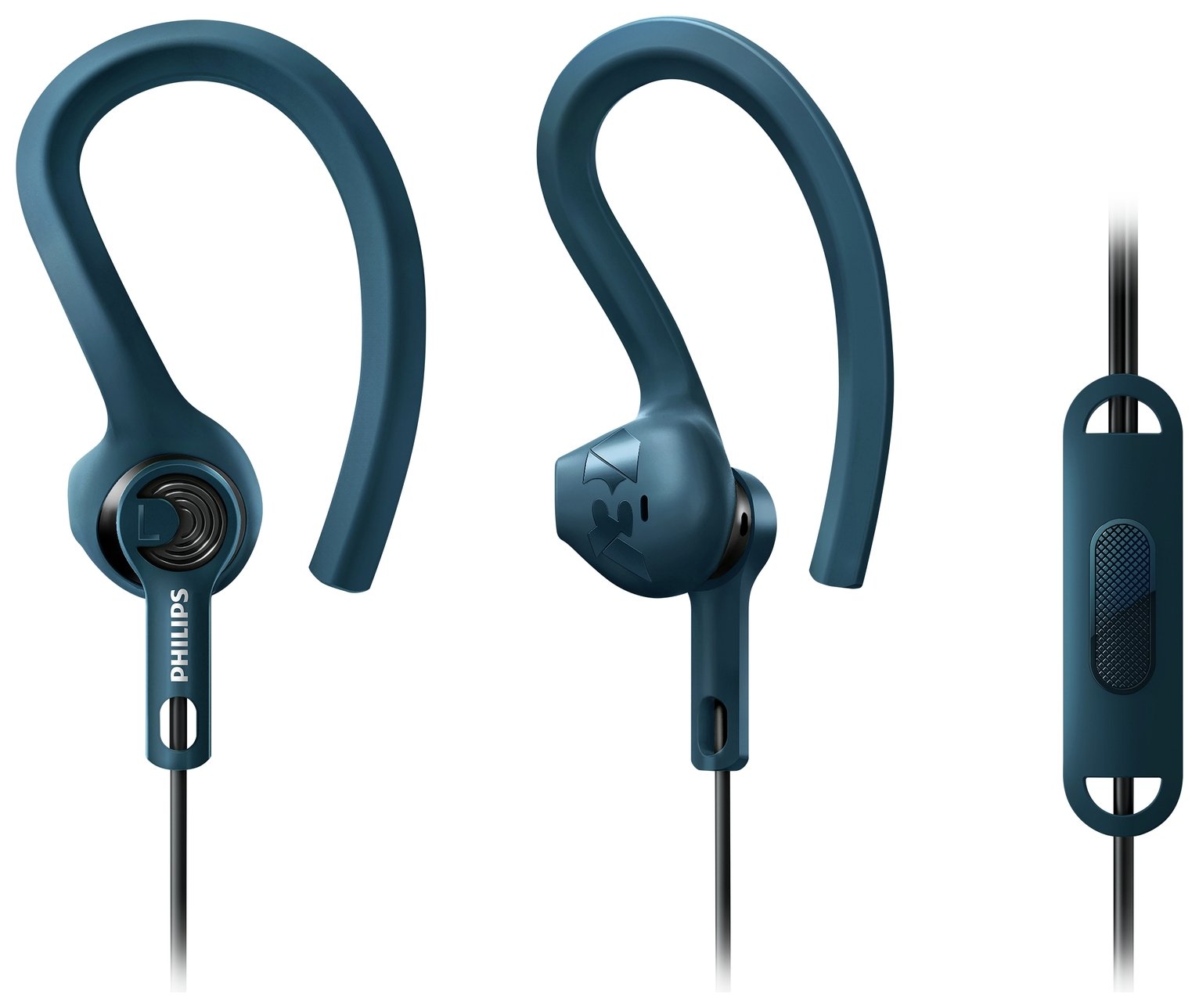 Philips SHQ1405 Sports In-Ear Headphones - Blue
