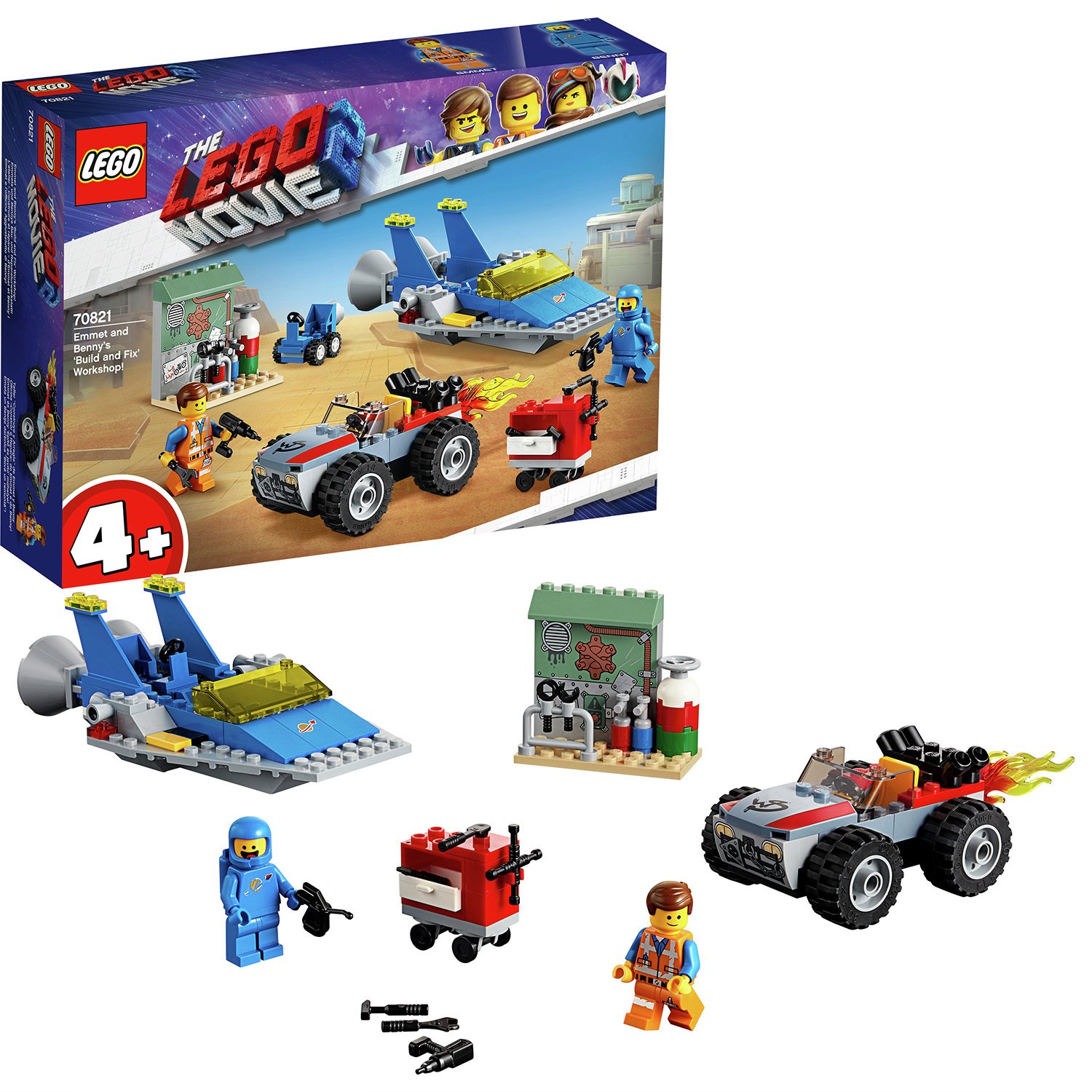 LEGO Movie 2 Emmet & Benny's Workshop Toy Vehicles - 70821