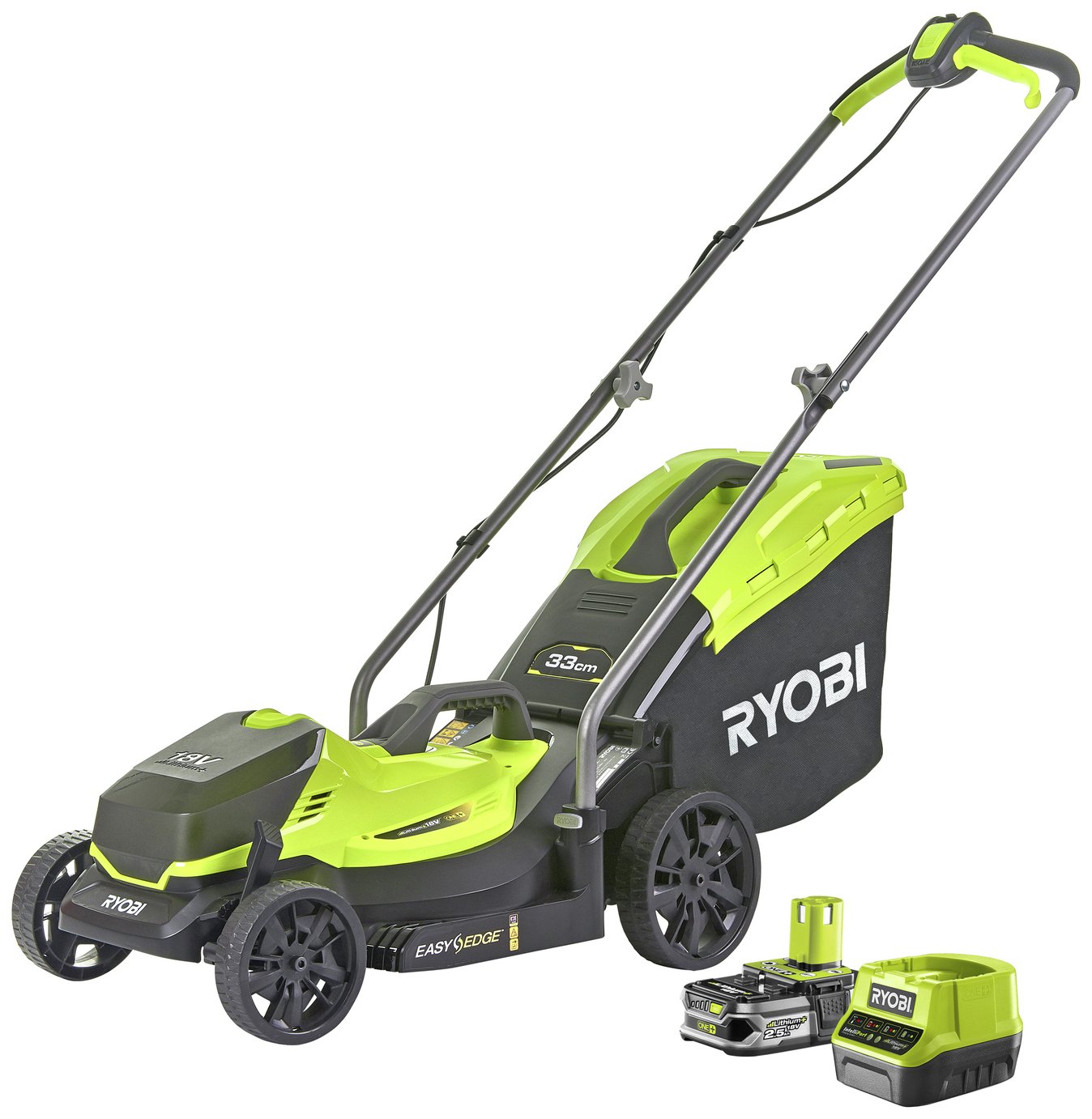 Ryobi RLM18C33B25 2.5Ah Cordless Lawnmower Review