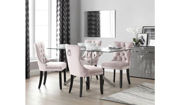 Buy Argos Home Blake Dining Table 4 Princess Chairs 