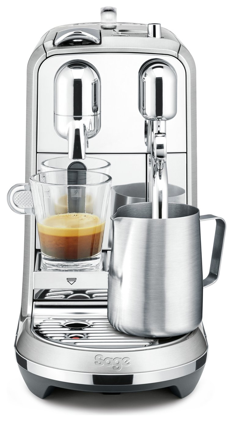 Nespresso by Sage Creatista Plus Pod Coffee Machine - Steel