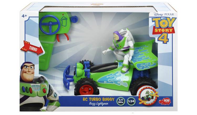 Toy Story 4 RC 1:24 Buggy Buzz Lightyear With Buzz Featuring Turbo ...