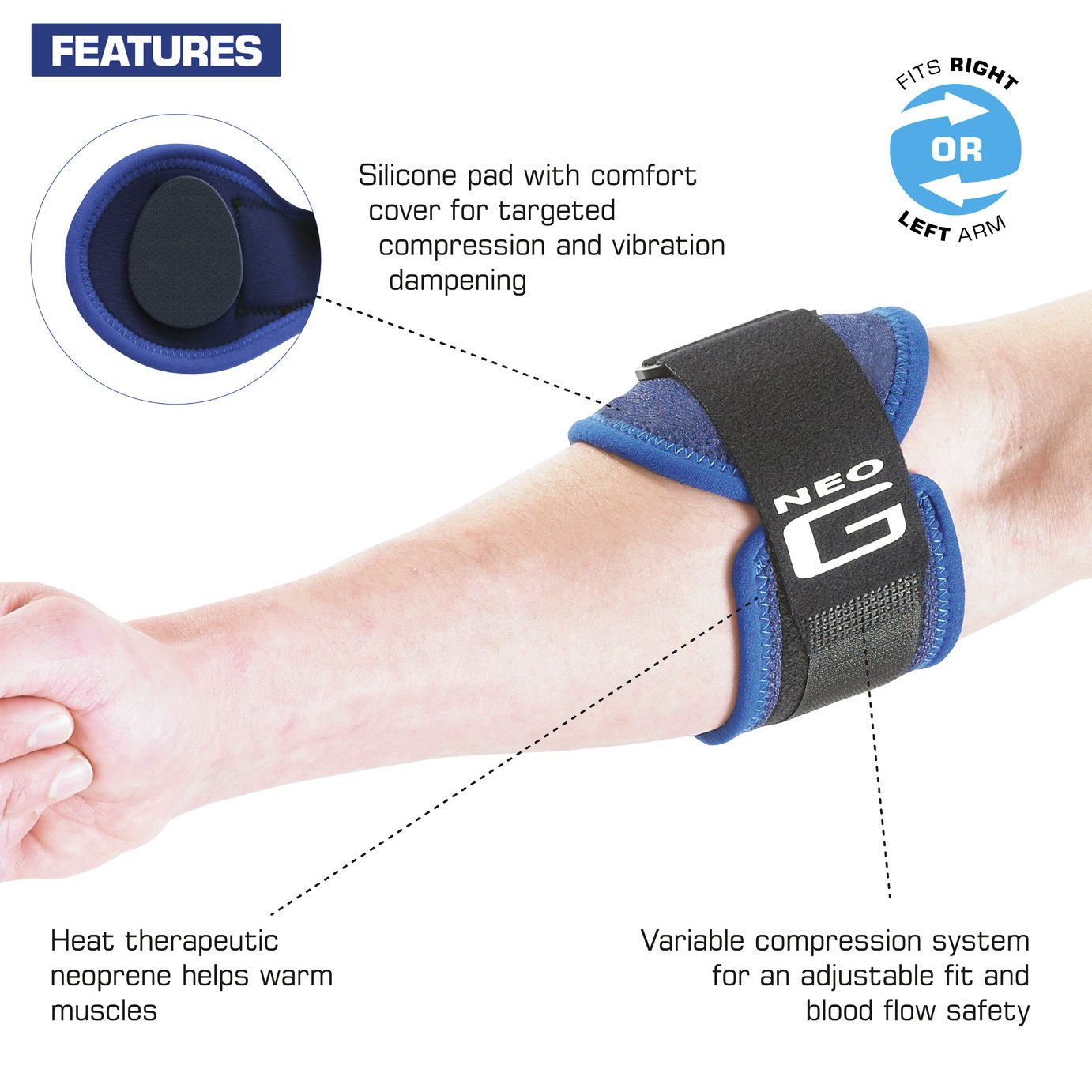 Neo G Tennis and Golf Elbow Arm Support Review