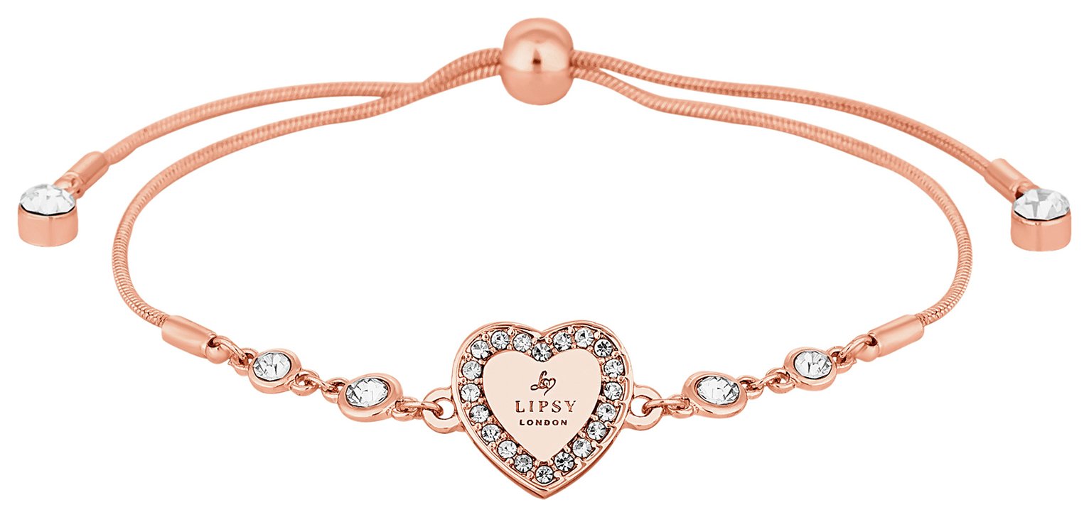 Lipsy Rose Colour Crystal Heart Toggle Bracelet Review