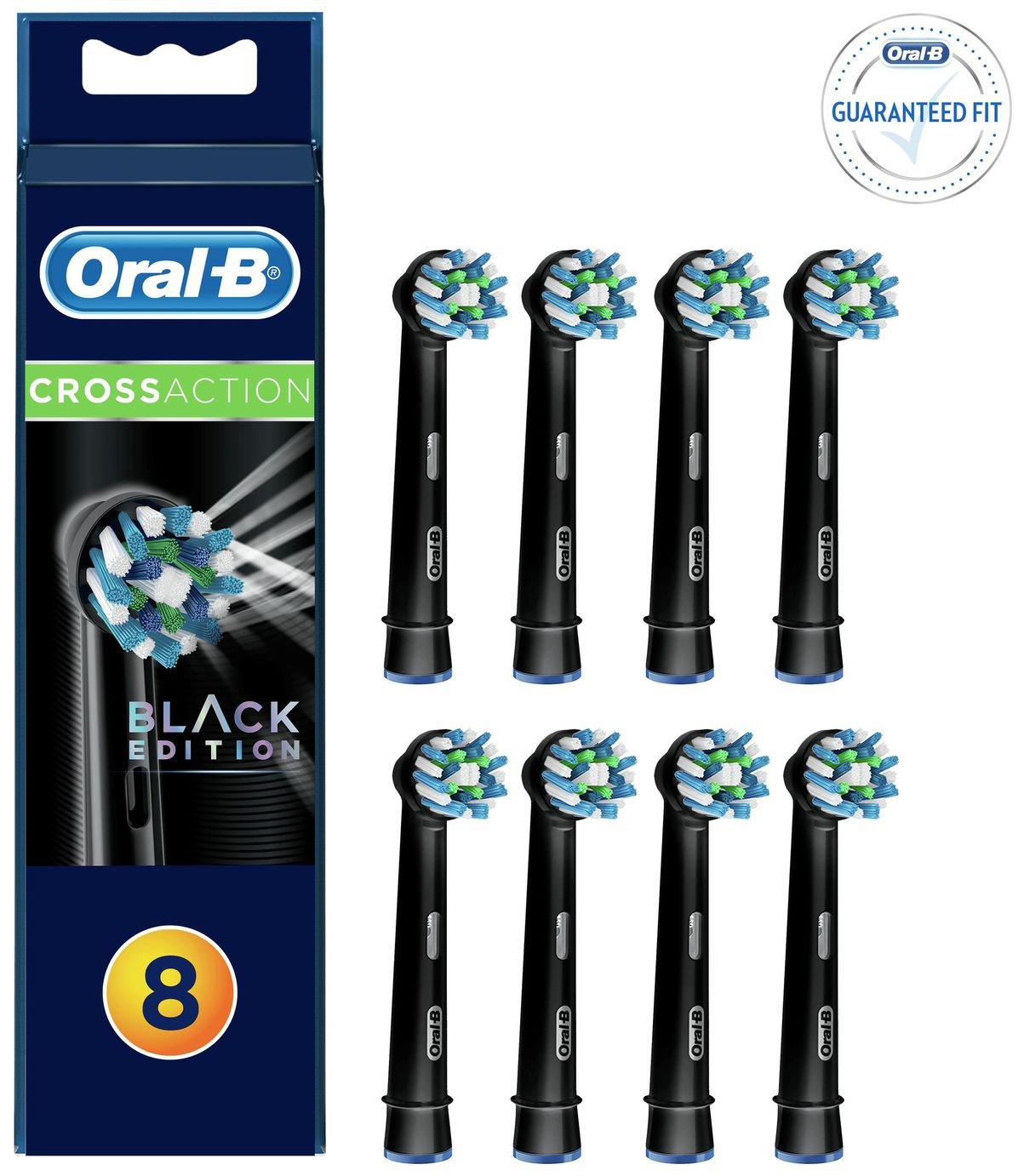 Oral-B CrossAction Electric Toothbrush Heads - 8 Pack