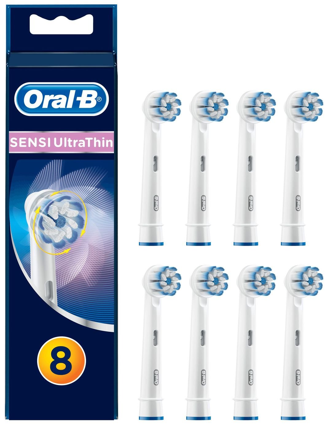 Oral-B Sensi UltraThin Electric Toothbrush Heads - 8 Pack