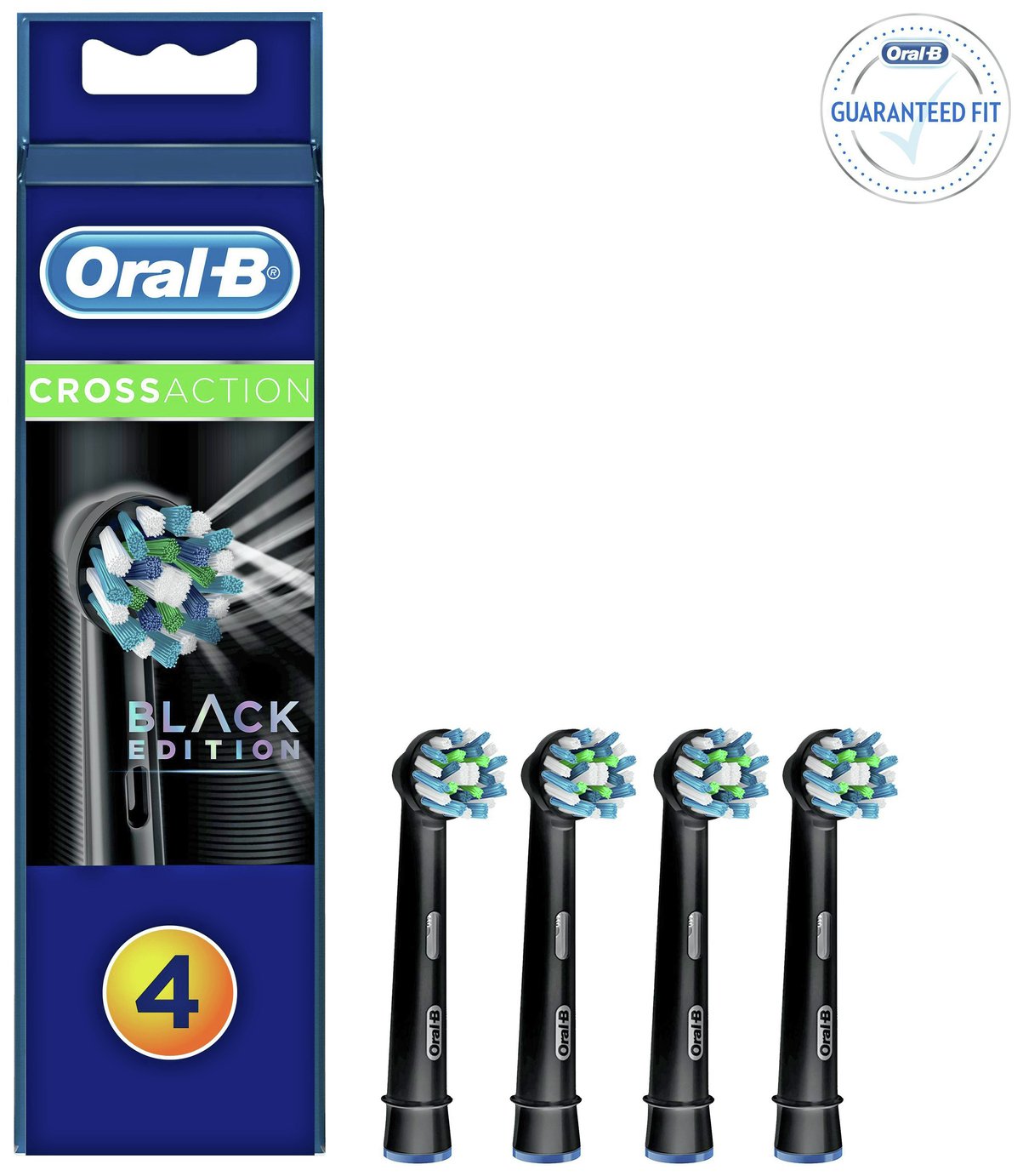 Oral-B CrossAction Electric Toothbrush Heads - 4 Pack