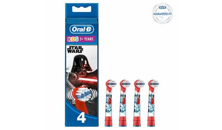 Oral-B Star Wars Kids Electric Toothbrush Heads - 4 Pack