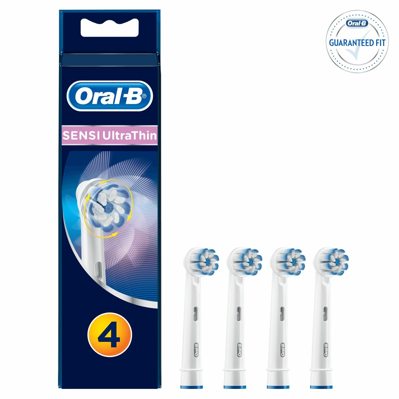 Oral-B Sensi UltraThin Electric Toothbrush Heads - 4 Pack