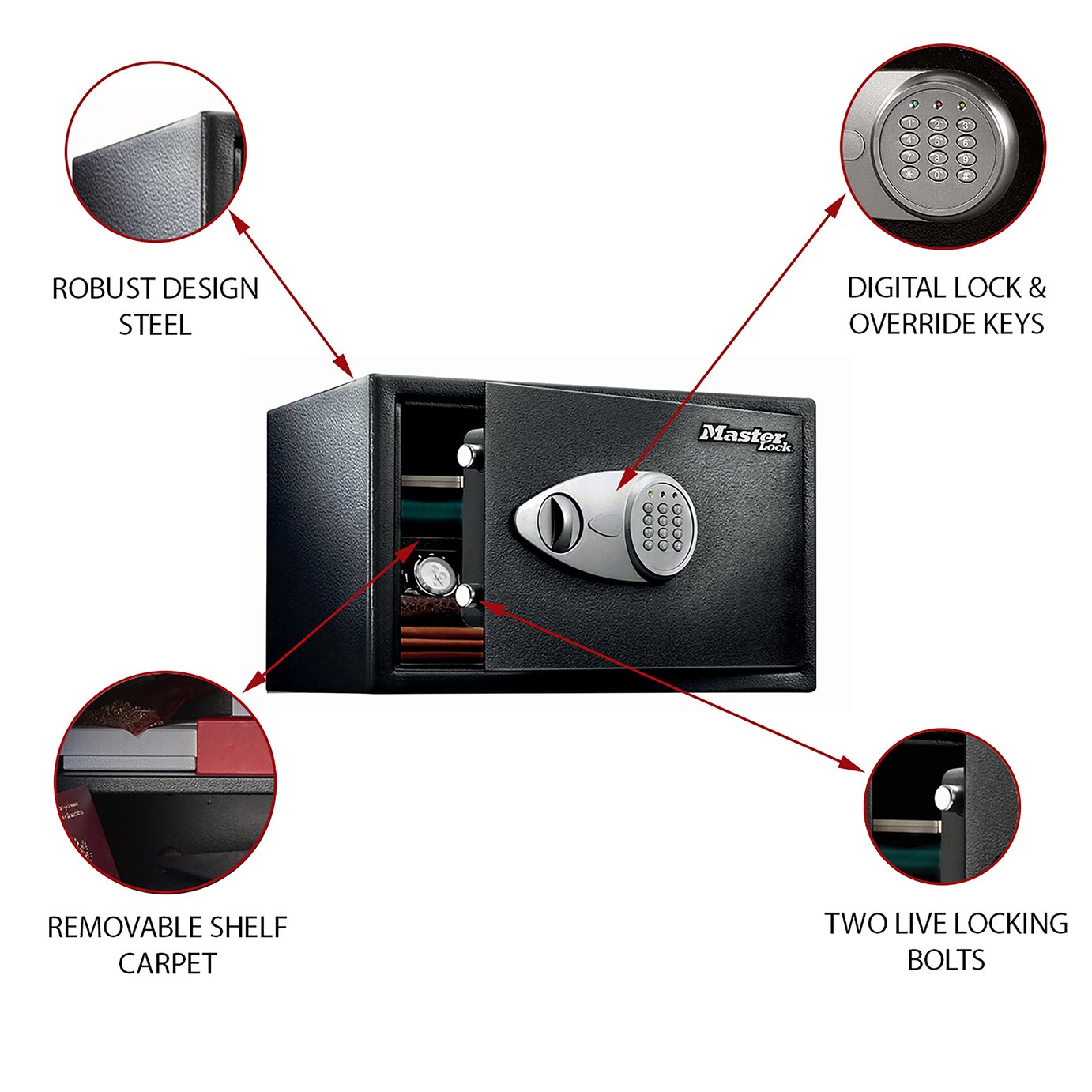 Master Lock 43cm Large Digital Safe Review