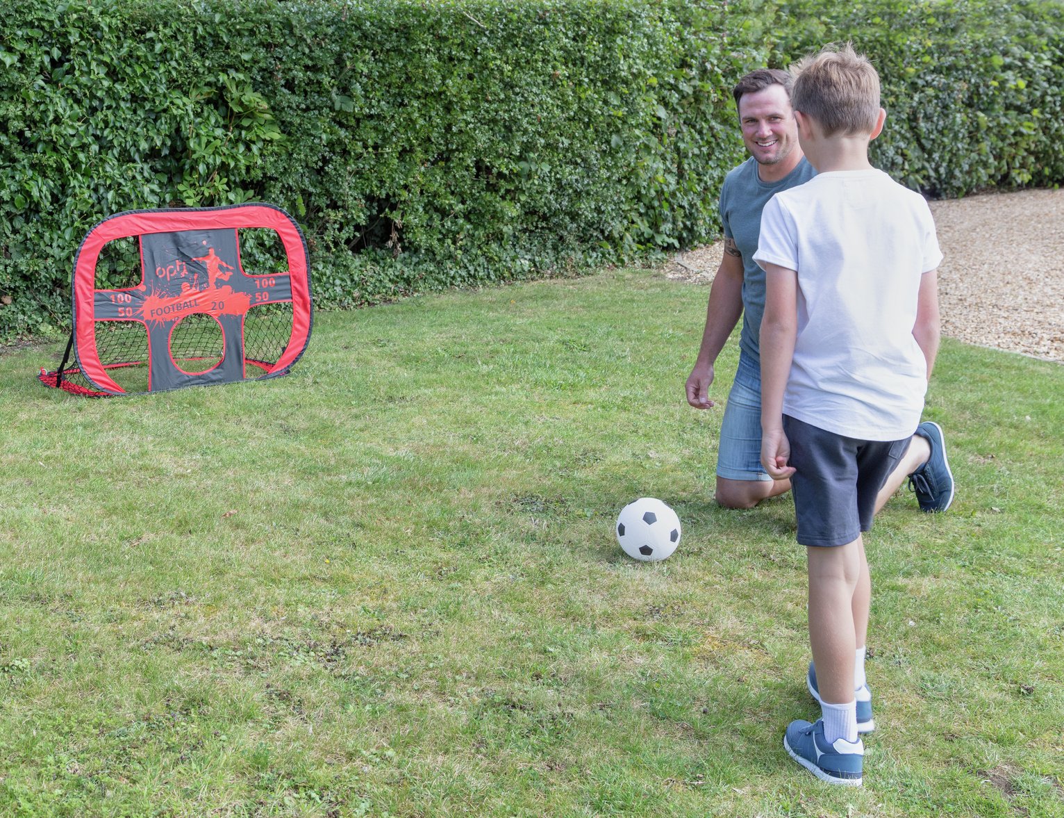 Opti 3.5 x 3ft 2 in 1 Pop Up Target Training Football Goal Review