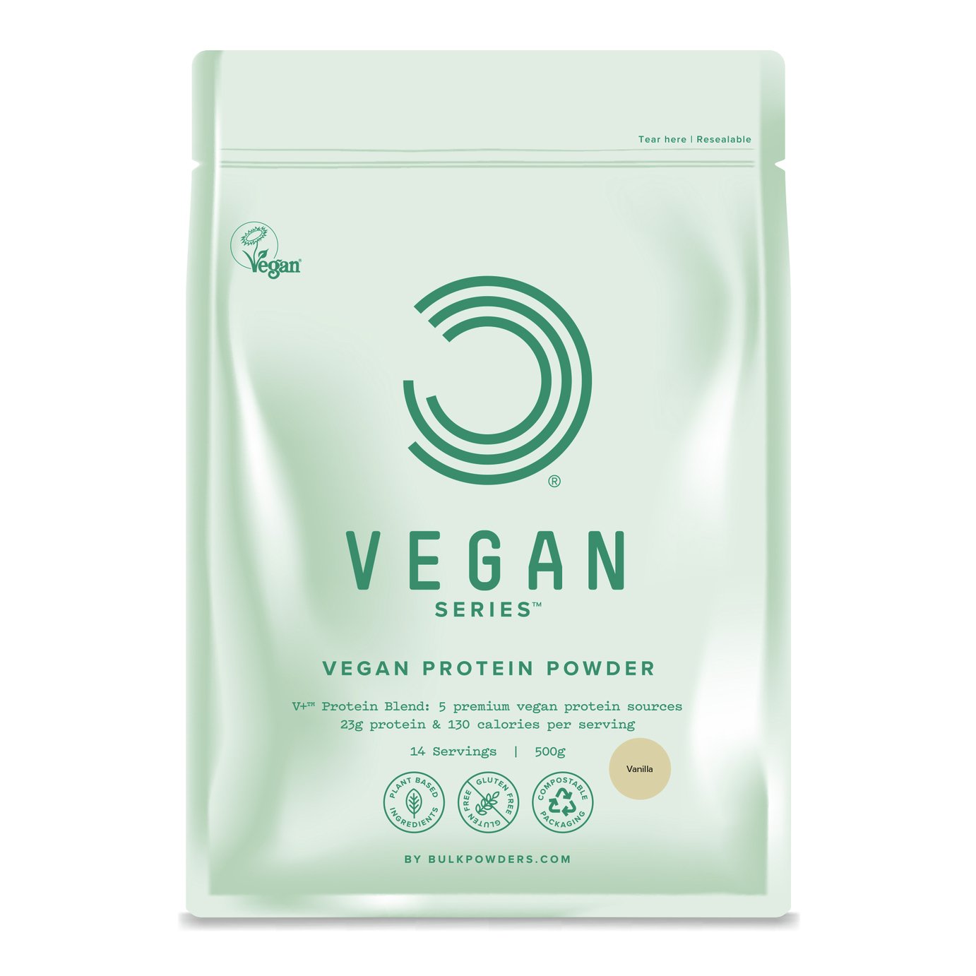 Bulk Powders Vegan Protein Powder Vanilla 500g